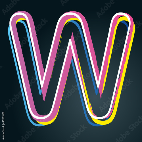 Alphabet_Lumineux_W