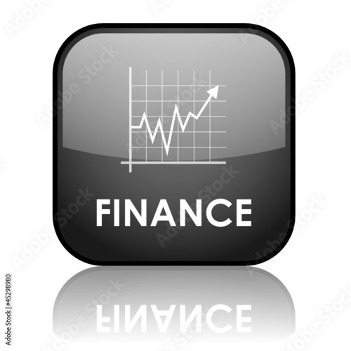 "FINANCE" Web Button (banking financial stock market shares)