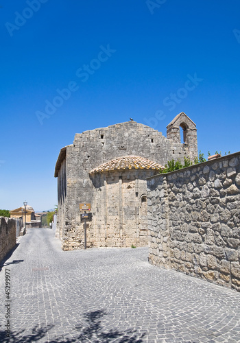 Chiesa di St. Salvatore. Tarquinia. Lazio. Italy.