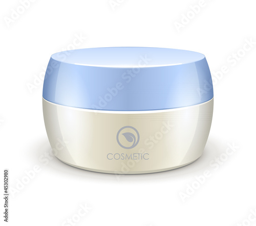 Cream, Gel Or Powder Light Jar EPS10