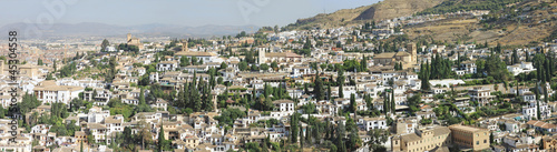 Albaicin panoramic view - Sacromonte -  Granada - Espana © Morenovel