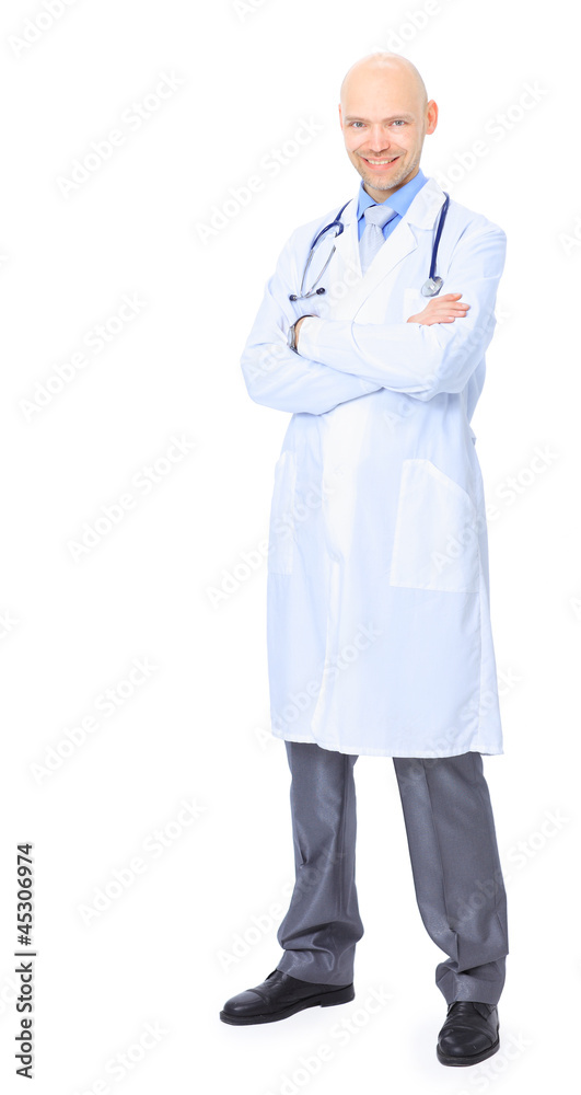 young doctor man with stethoscope young doctor man with stethoscope