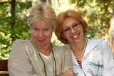 Two middle-aged women