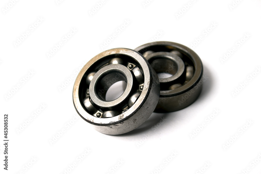 Bearing on the white background Bearing on the white background