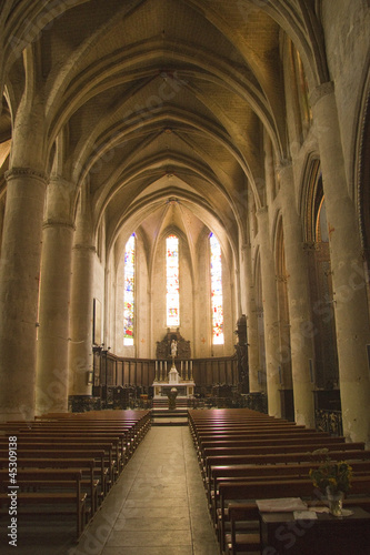 Inside Lombez Cathedral