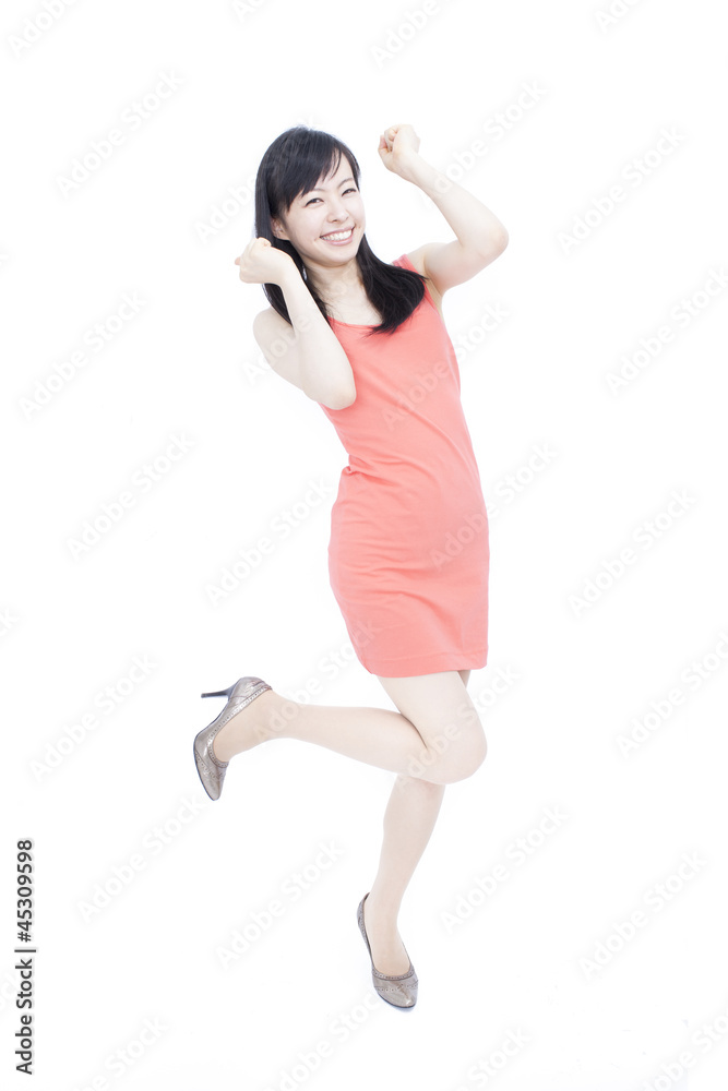 喜ぶ女性 喜ぶ女性