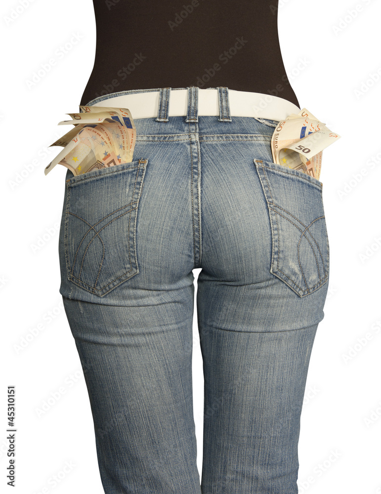 Tasche piene di soldi Stock Photo | Adobe Stock