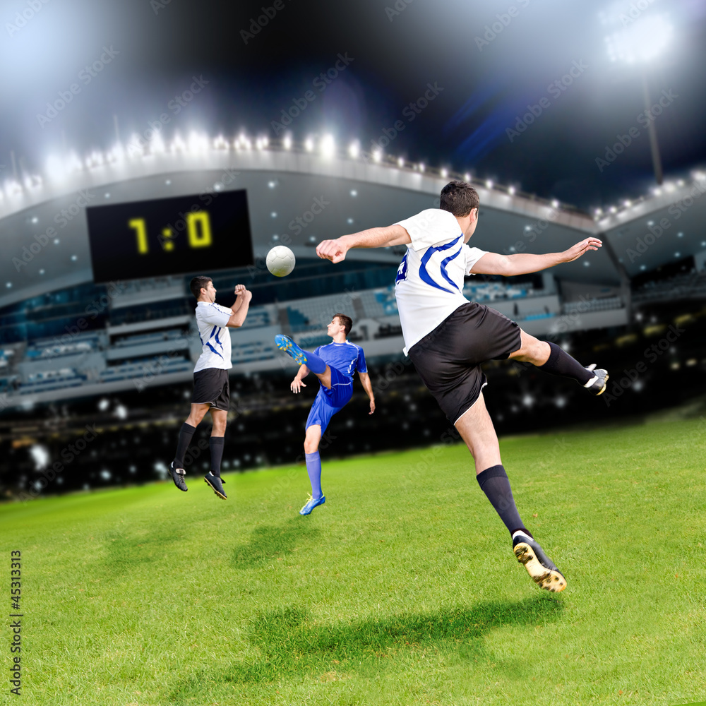 Naklejka premium soccer time