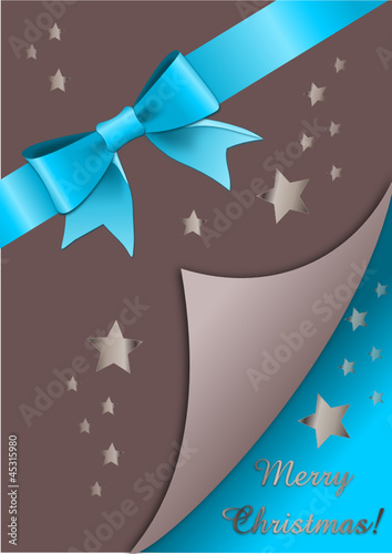 Merry Christmas mit Schleife