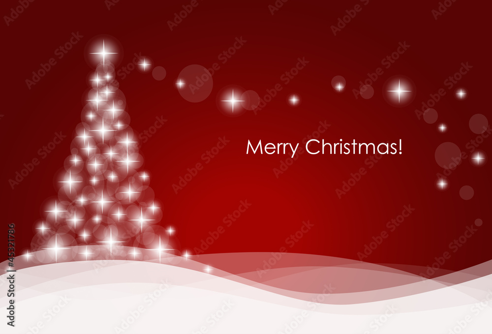 Christmas background with Christmas tree, vector illustration. Christmas background with Christmas tree, vector illustration.