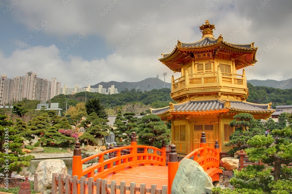Fototapeta premium temple à hong kong