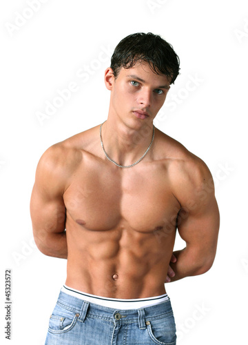 Obraz na plátně Young Muscular Man