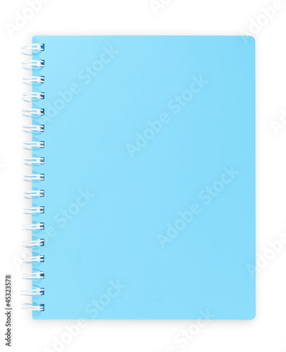front side of the notebook