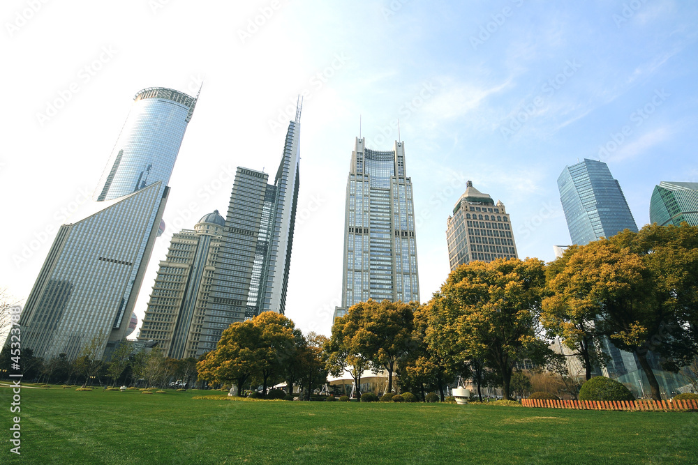 Shanghai Lujiazui city landscape