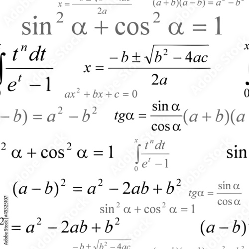 Seamless mathematical pattern