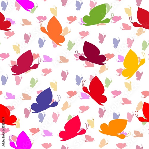 Seamless butterfly pattern