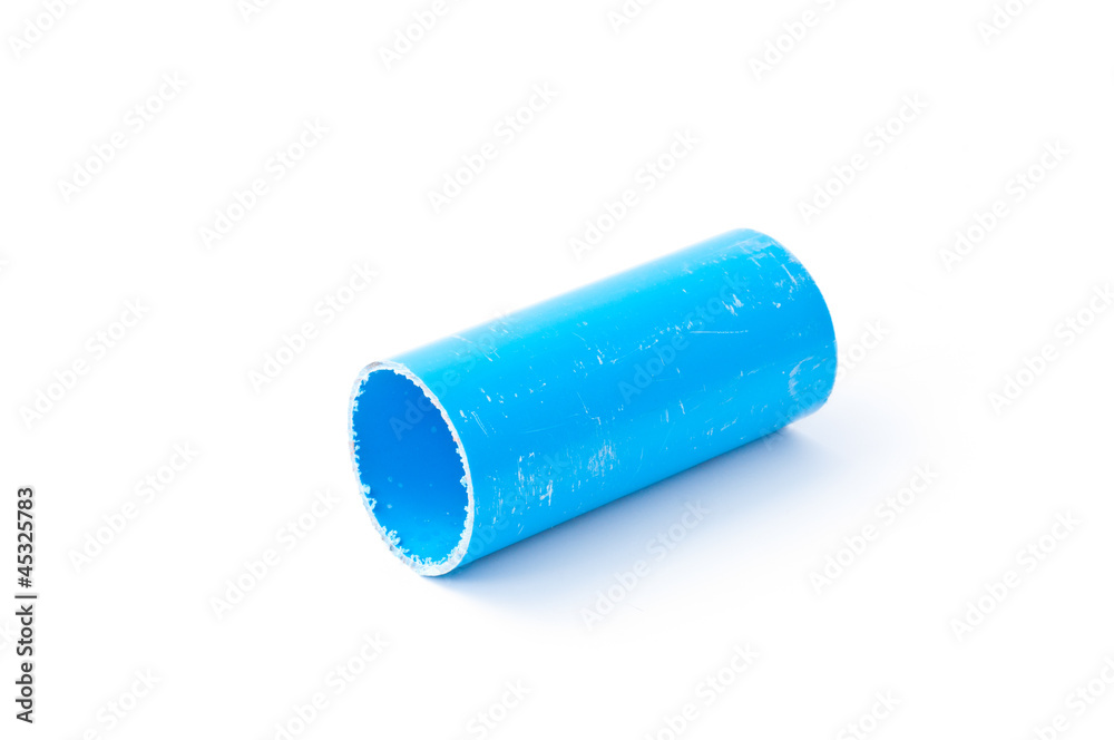 Modern water drain pipes Isolated on white Modern water drain pipes Isolated on white