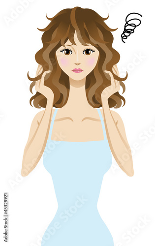 Unruly hair - Hair trouble