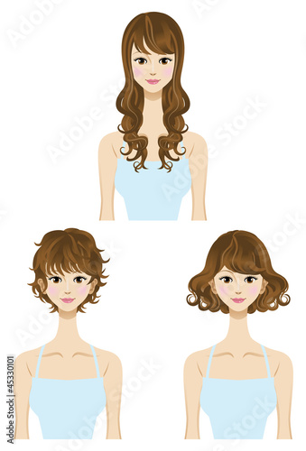 Perm,hair style set