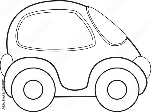 Vector toy car