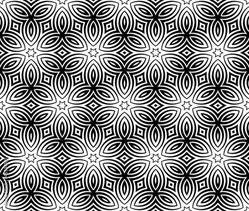 ethnic modern geometric seamless pattern ornament background