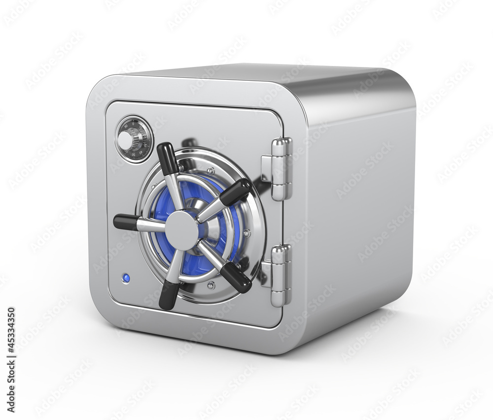 Fototapeta premium Security metal safe - 3d icon