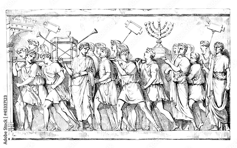 Romans plundering Jerusalem's Temple - Antiquity