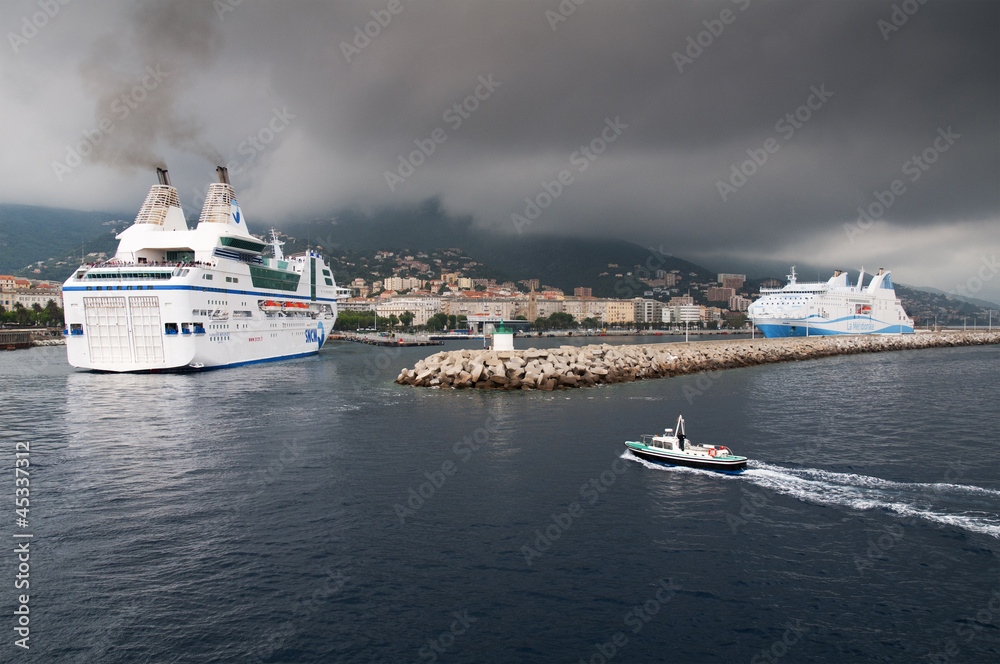 Ferry in Bastia