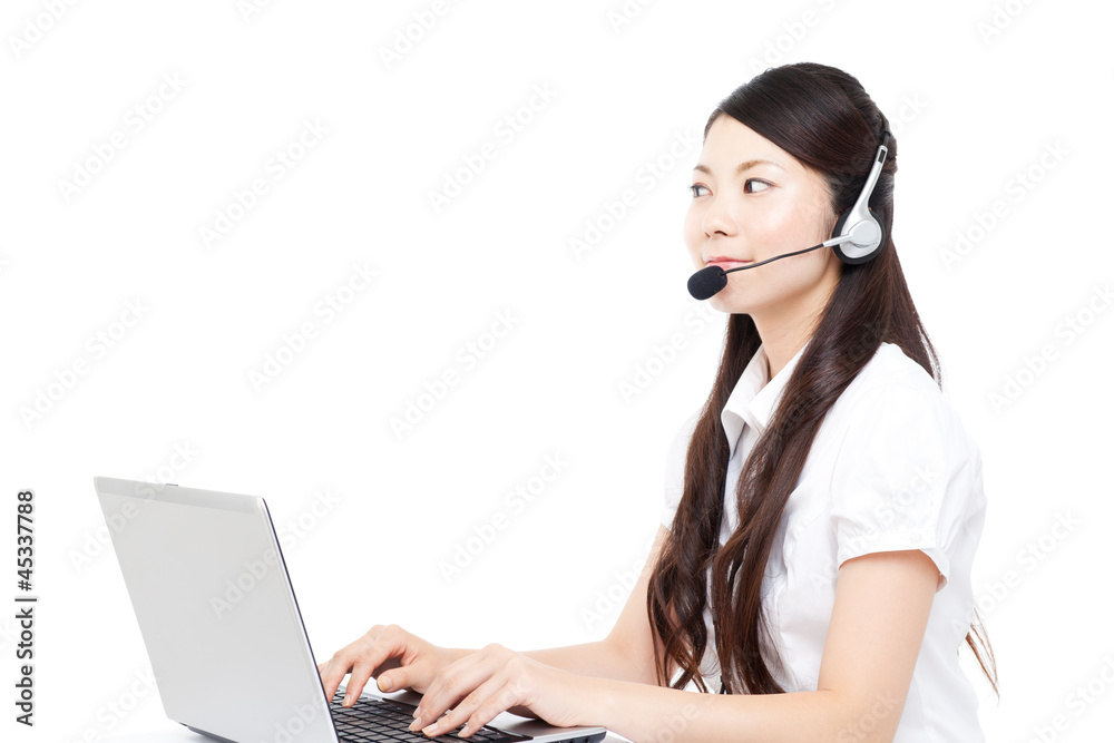 Beautiful business operator. Portrait of asian. Beautiful business operator. Portrait of asian.