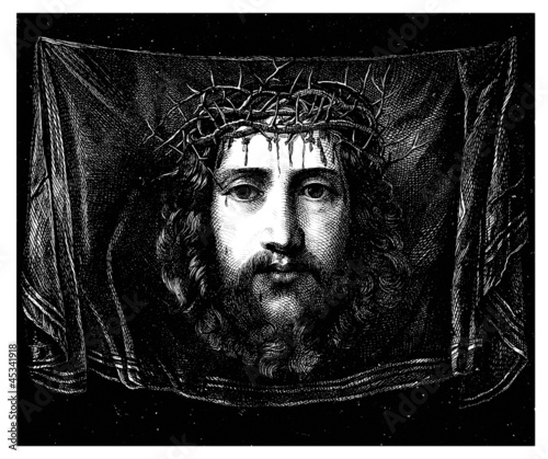 Christus Face - St Veronica Cloth - Portrait photo