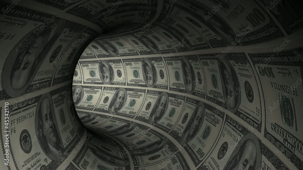 Moving through in dollar tunnel, looping.