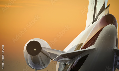 Quadro su tela Private aircraft