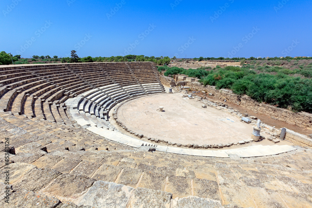 Ancient theater of Salamis near Famagusta