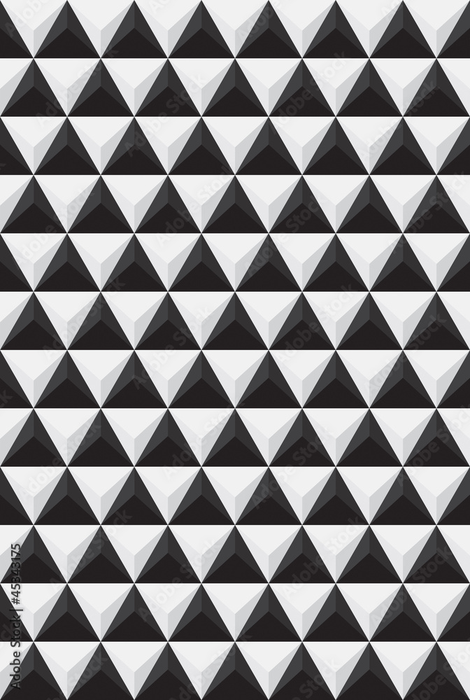 Rapport of black and white triangles
