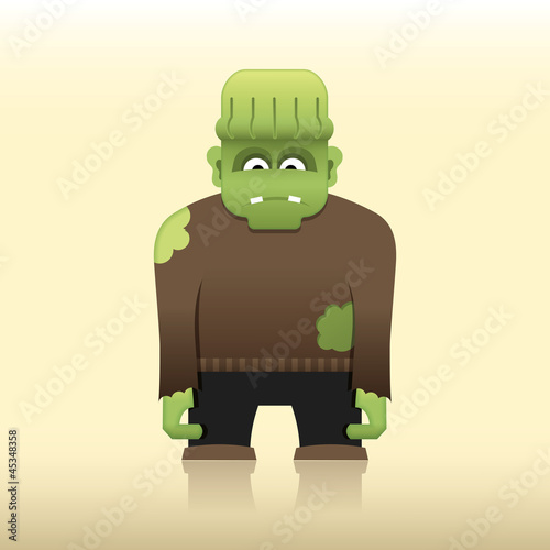 Cartoon Frankenstein monster