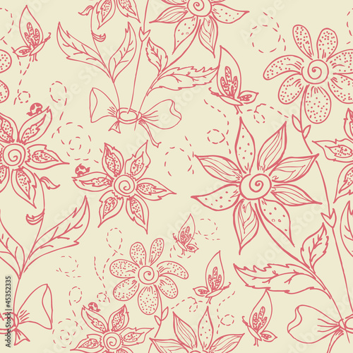 Floral seamless background