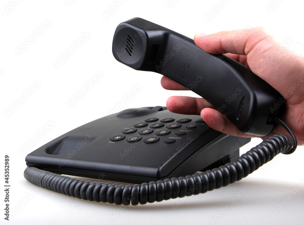 telephone isolated over white background. telephone isolated over white background.