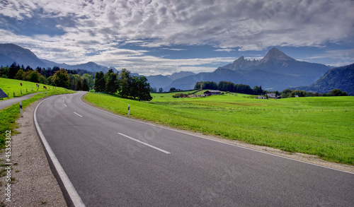 road in mountain landscape