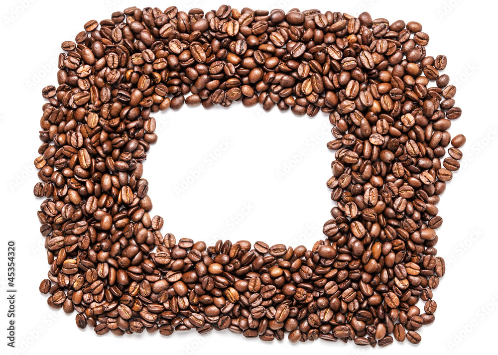 frame from coffee beans frame from coffee beans