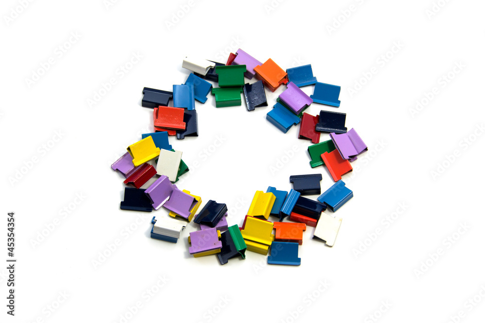 multi Colored clips multi Colored clips