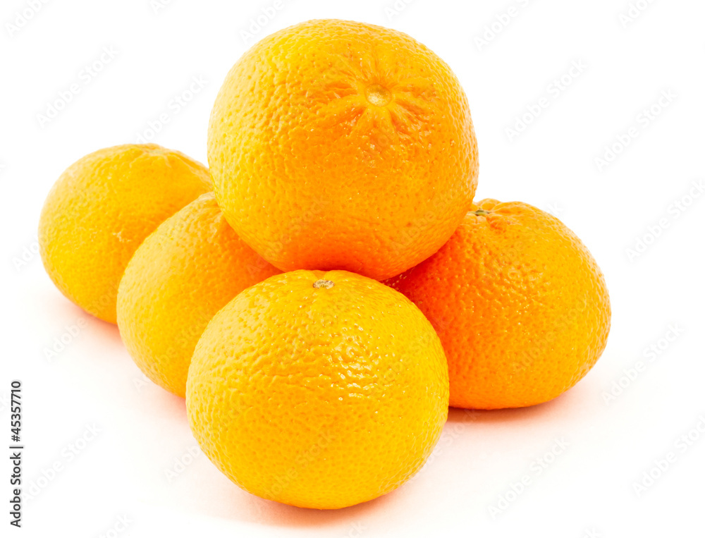 Orange mandarins