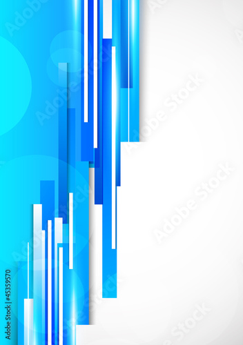 Background with blue lines