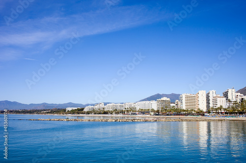 Marbella Skyline in Spain