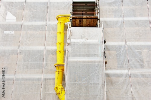 scaffold for building renovation