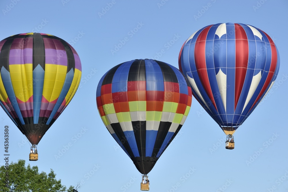 Naklejka premium Hot Air Balloons
