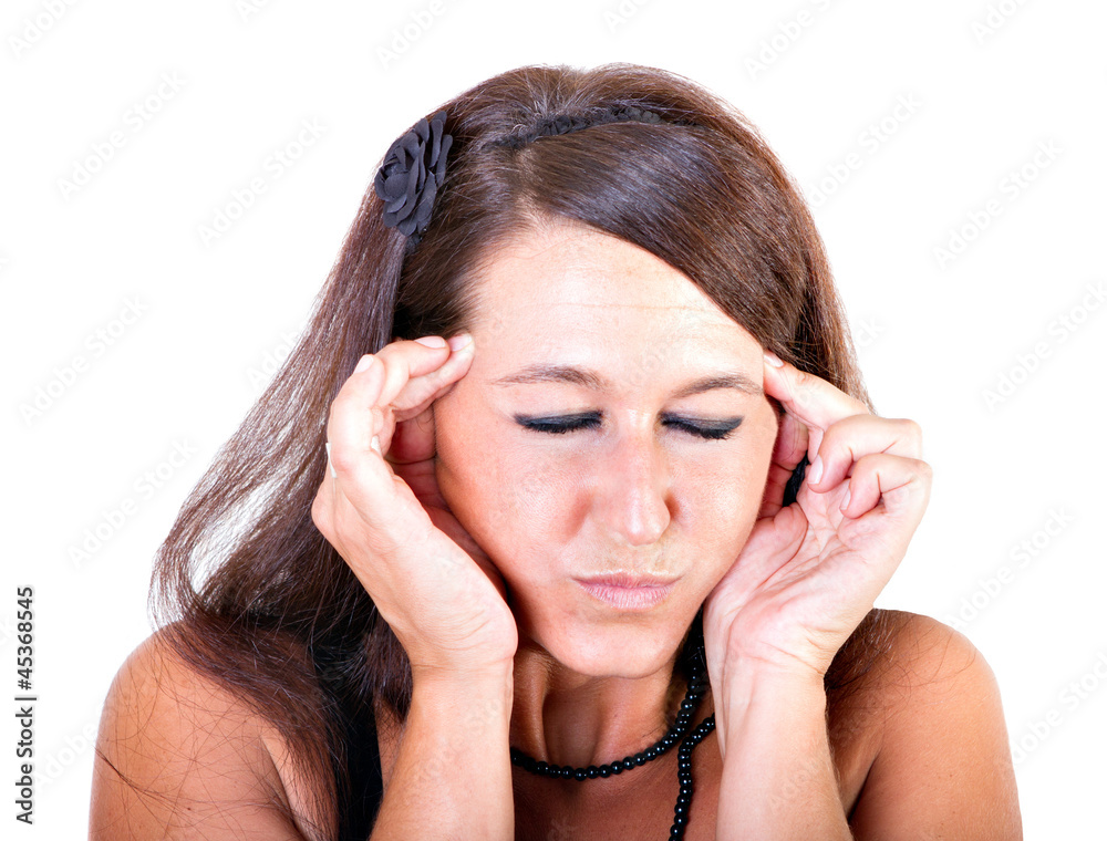 Fototapeta premium terrible headache