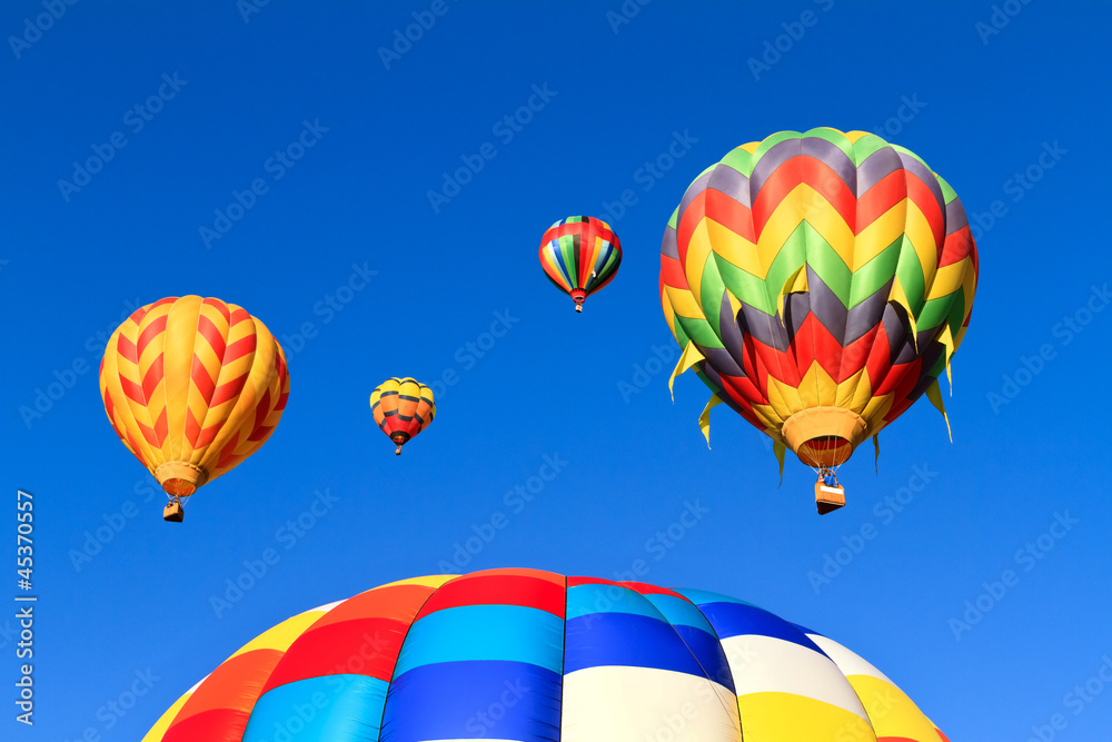Fototapeta premium colorful hot air balloons