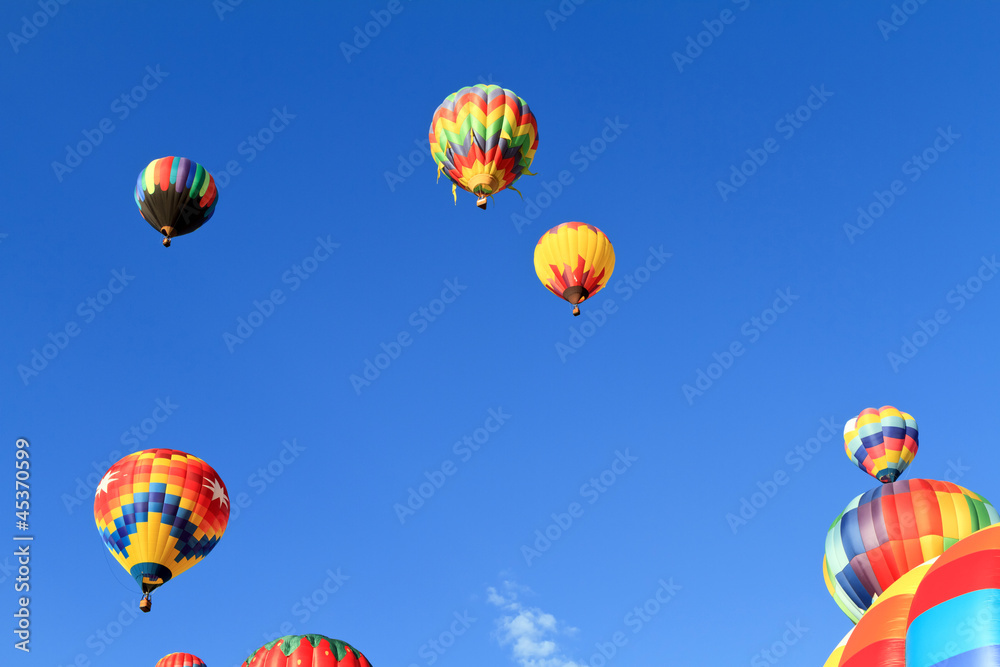 Obraz premium colorful hot air balloons
