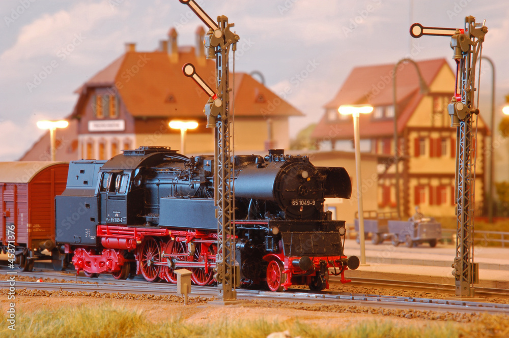 Obraz premium Modellbahn Dampflok
