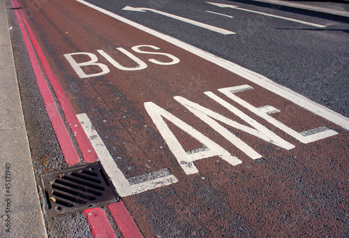 Bus lane photo